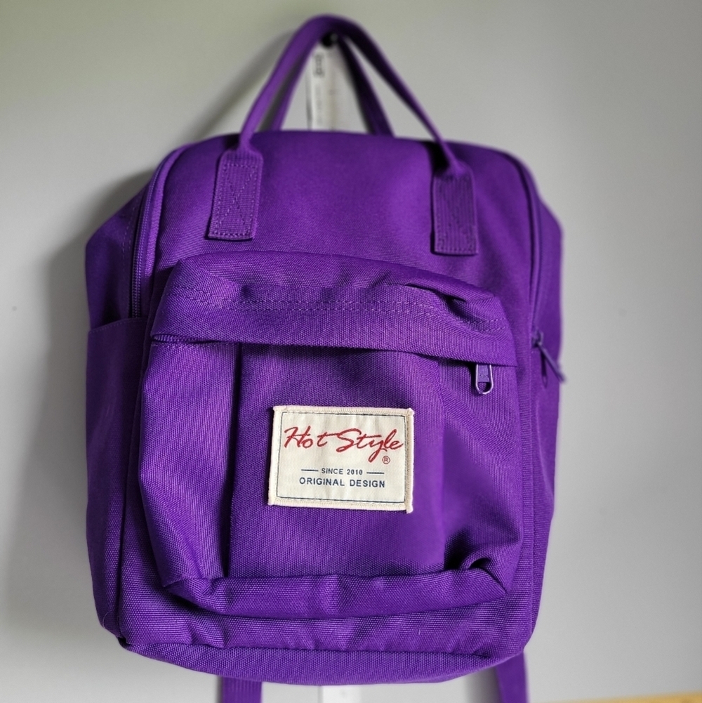 Purple Backpack for Men - Picture 1 of 7